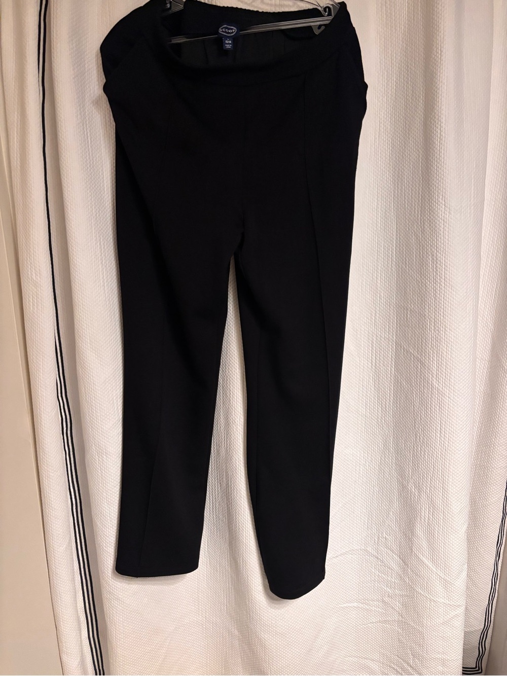 Scoop Black Women's Straight wide-Leg Pants